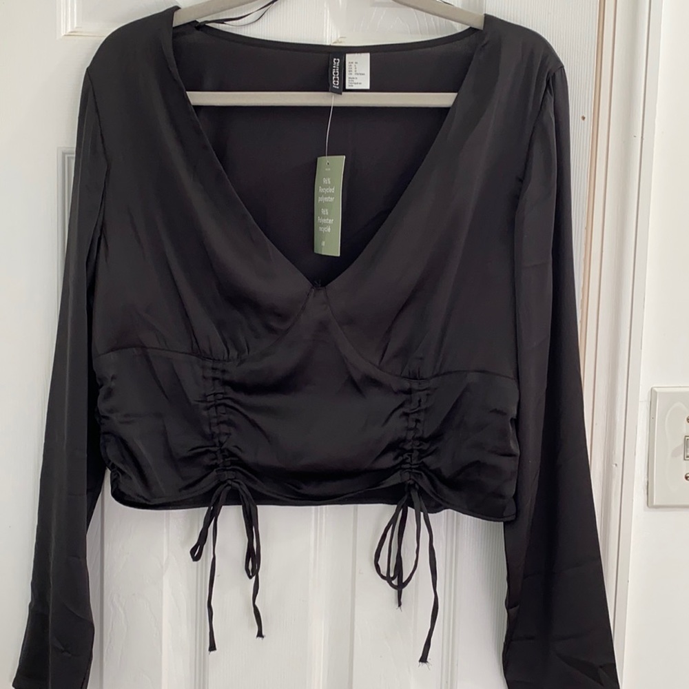 Satin crop top